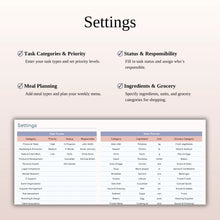 ADHD Planner Spreadsheet for Google Sheets & Excel | Habit, Task, Meal & Finance Tracker