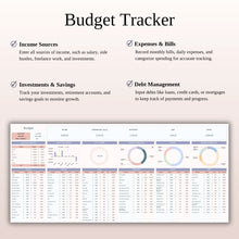 ADHD Planner Spreadsheet for Google Sheets & Excel | Habit, Task, Meal & Finance Tracker