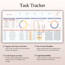 ADHD Planner Spreadsheet for Google Sheets & Excel | Habit, Task, Meal & Finance Tracker