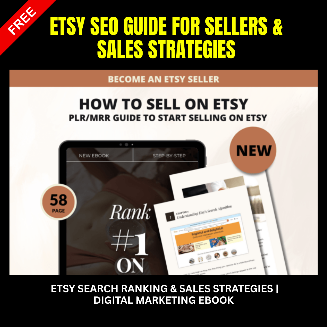 Etsy SEO Guide for Sellers | Etsy Search Ranking & Sales Strategies | Digital Marketing eBook