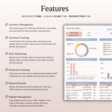 Inventory Tracker Spreadsheet for Google Sheets & Excel | Stock, Sales & Profit Management Template