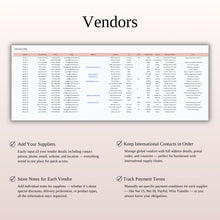 Inventory Tracker Spreadsheet for Google Sheets & Excel | Stock, Sales & Profit Management Template