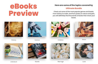 300,000+ eBooks Mega Bundle | Digital Library for Self-Help, Business, Education, Motivation & Fiction | Instant Download Collection