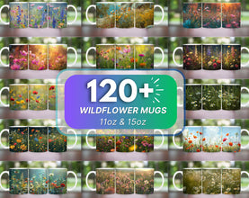 10700+ 3D Mug Wrap Sublimation Design Bundle | 11oz & 15oz PNG Templates for Coffee, Teacher, Floral, and Animal Mugs | Printable Mug Designs for POD