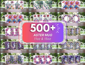 10700+ 3D Mug Wrap Sublimation Design Bundle | 11oz & 15oz PNG Templates for Coffee, Teacher, Floral, and Animal Mugs | Printable Mug Designs for POD