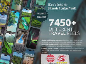 100,000+ Luxury 4K Video Reels Bundle for Instagram TikTok YouTube Shorts Faceless Content