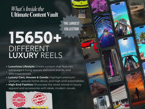 100,000+ Luxury 4K Video Reels Bundle for Instagram TikTok YouTube Shorts Faceless Content