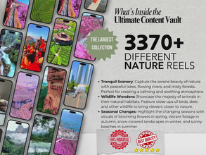 100,000+ Luxury 4K Video Reels Bundle for Instagram TikTok YouTube Shorts Faceless Content